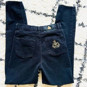 Trussardi Womens Black Jeans Size 28